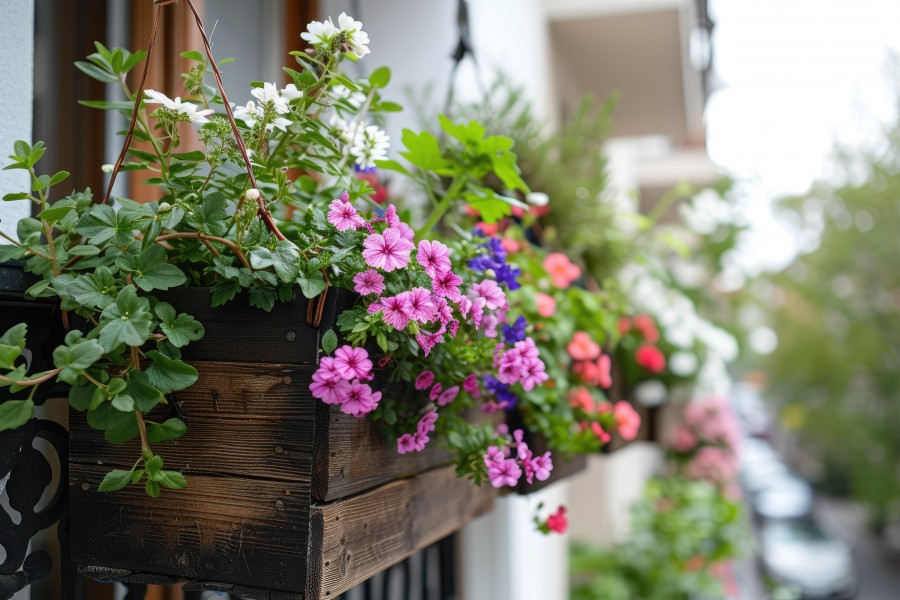 Pourquoi est-il important de protéger l'intérieur d'une jardinière en bois ?